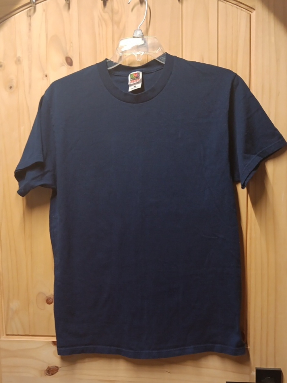 Fruit of the Loom Navy Short Sleeve Crew T-Shirt EUC